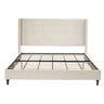 Peyton - Upholstered Bed With 54" High Headboard, Traditional Hand Buttoned Tufting