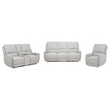 Sylmar - Chenille Power Reclining Sofa Set