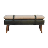 Buffalo - Hide Leather Bench