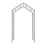 Garden Arch, Climbing Plants Support Outdoor - Black