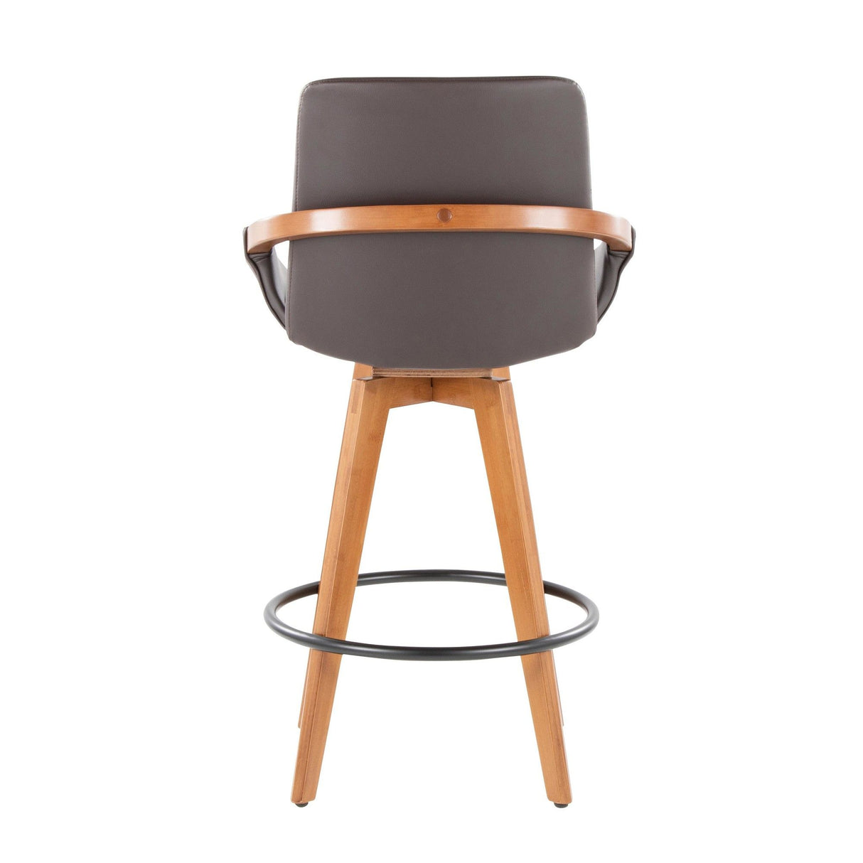 Cosmo - Fixed-Height Counter Stool - Walnut Bamboo Base