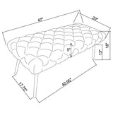 Galiano - Tufted Bench