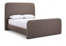 Fira - Linen Textured Fabric Upholstered Bed