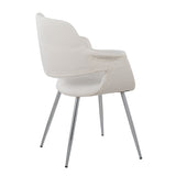 Vintage Flair - Chair (Set of 2) - Chrome Legs