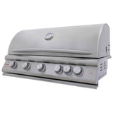 Blaze Sunrise 8-Ft Outdoor Kitchen Island w/ 40-Inch LTE+ Propane Grill in Architectural Bronze w/ Keon Countertop