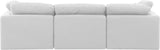 Indulge - Linen 3 Piece Modular Sofa - White