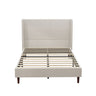 Upholstered Bed & High Headboard Design