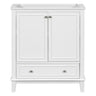 Modern Bathroom Vanity Base Only With Doors And Drawer