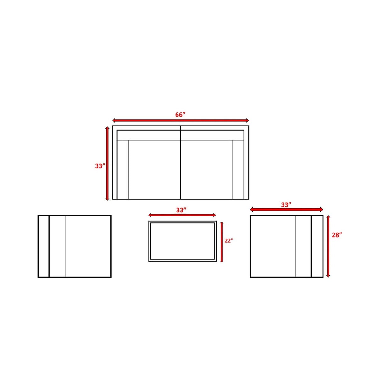 Stylish Modular Wicker Patio Seating Group