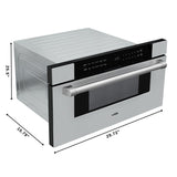 30 in. Microwave Drawer, 1.2 cu. ft. Capacity in Stainless-Steel (KM-MD30-SS)