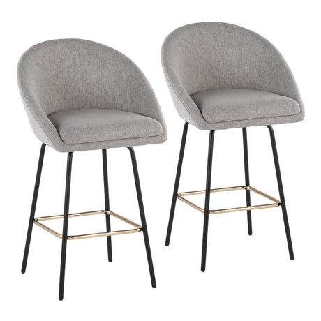Matisse - Fixed-Height Counter Stool (Set of 2) - Black Metal