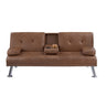 Adjustable Sofa With Fold Down Table And Cup Holders
