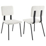 Bixby - Upholstered Dining Side Chair (Set of 2) - White