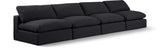 Comfy - Linen Modular Armless Sofa 4 Seats