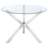 Isolde - Dining Table - Chrome