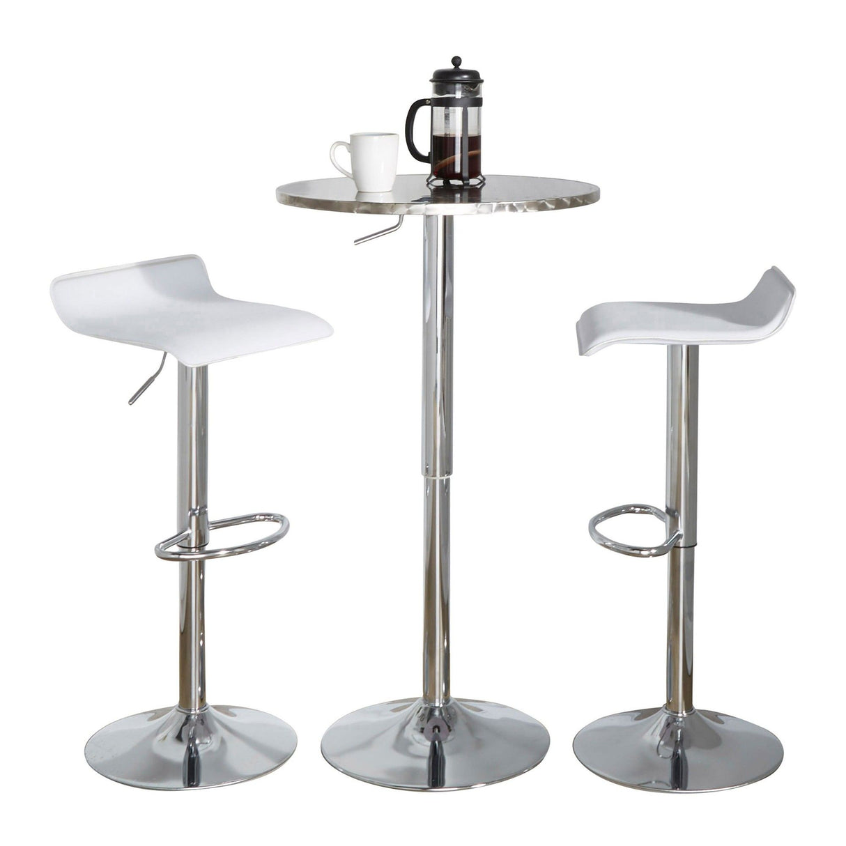 Ale - Round Bar Set - Chrome Metal