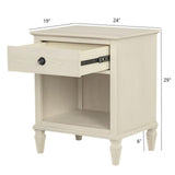 Victoria - Nightstand With Open Storage