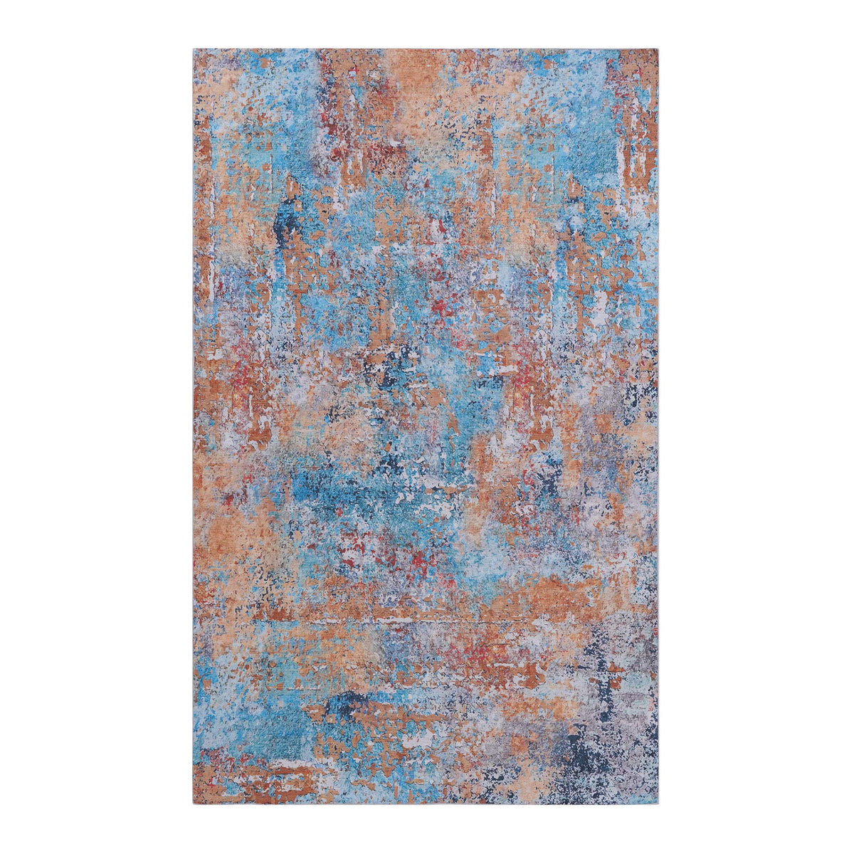 Maval - Abstract Washable Area Rug