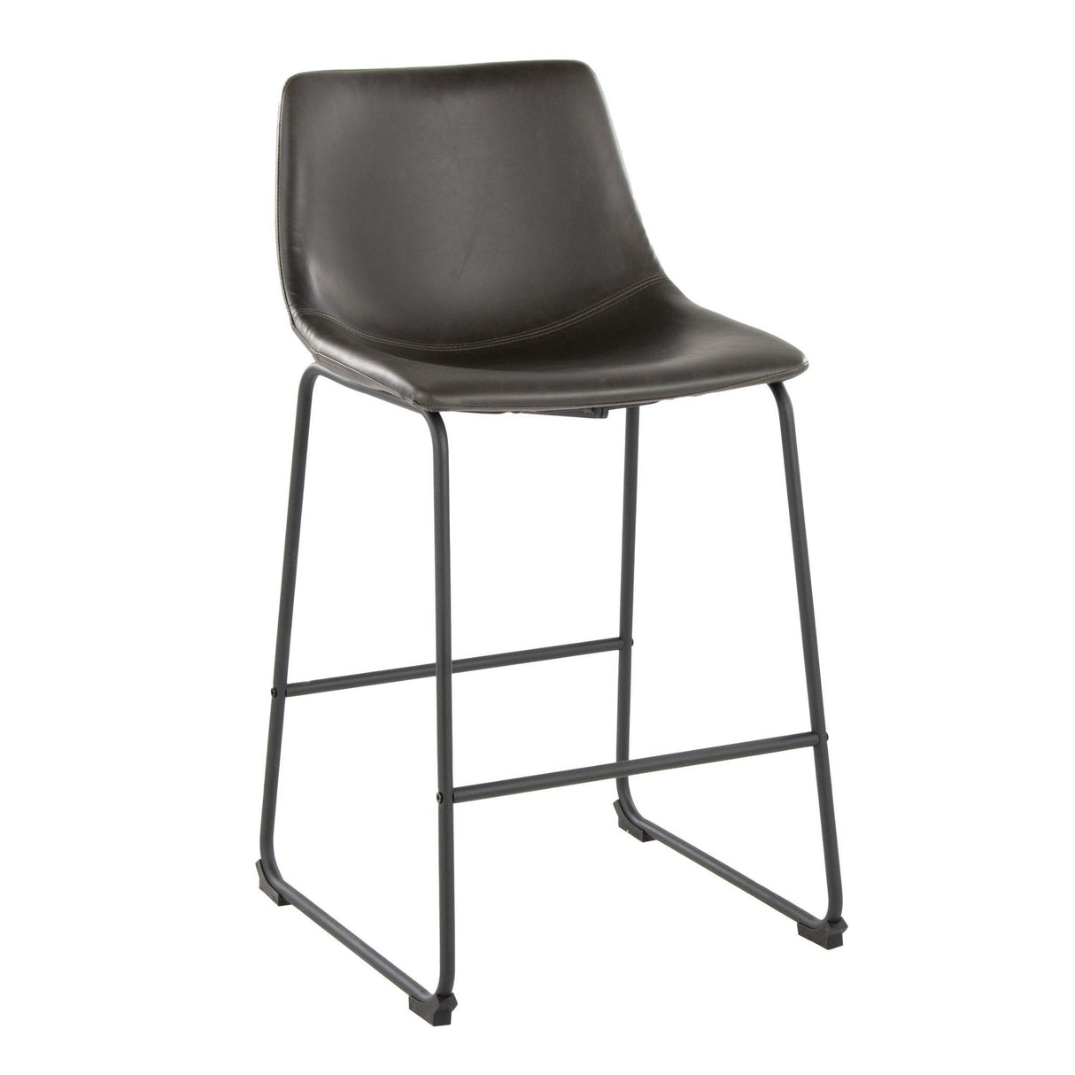 Duke - 26" Fixed-Height Stool - Black Metal