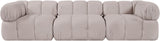 Orin - Velvet Performance Fabric Upholstered 3 Piece Modular Sofa