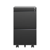Metal Drawer Mobile File Cabinet With Lock For Home Office Organizer