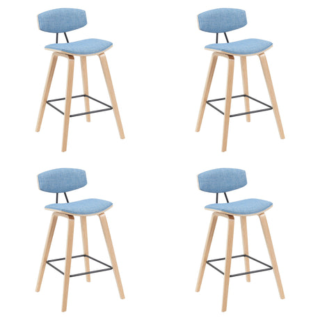 Fox - Swivel Bar Height Stool - Light Brown