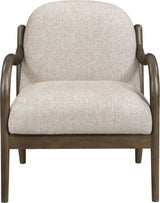 Helmsley - Performance Fabric Upholstered Accent Chair - Brown Frame