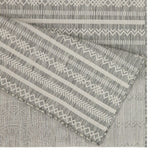 Sunshine - 5'3" X 7'3" Indoor, Outdoor Area Rug - Silver - Polypropylene