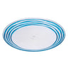 Designer Swirl Acrylic Dinner Plates (Set of 4)