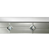 Hessa - Console Table - Mirrored & Faux Rhinestone