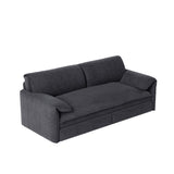 Queen Pull Out Sofa Bed With Side Storage