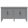 Vintage Buffet Cabinet With Adjustable Shelves