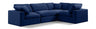 Comfy - 4 Piece Velvet Modular Sectional