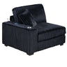 Contemporary Style Chair With Cup Holder Armrest