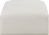 Arc - Faux Leather Ottoman