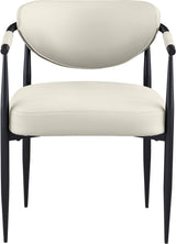Virella - faux Leather Upholstered Dining Chair (Set of 2) - Black Base