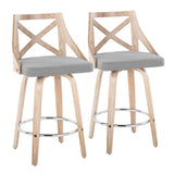 Charlotte - 26" Fixed-Height Counter Stool (Set of 2)