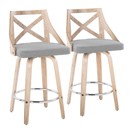 Charlotte - 26" Fixed-Height Counter Stool (Set of 2)
