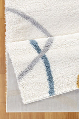 Loft Shag - 5' 3" X 7' Polypropylene Shaggy Area Rug - Ivory