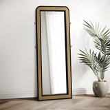 Arini - Cane Weave Full Length Standing Floor Mirror