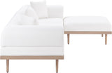 Laguna - 4 Piece 106.5" Upholstered Outdoor Patio Modular Sectional