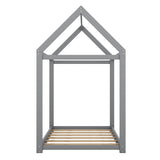 Wooden House Shaped Bed