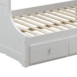 Meyer - Twin Over Full Bunk Bed With Storage - White