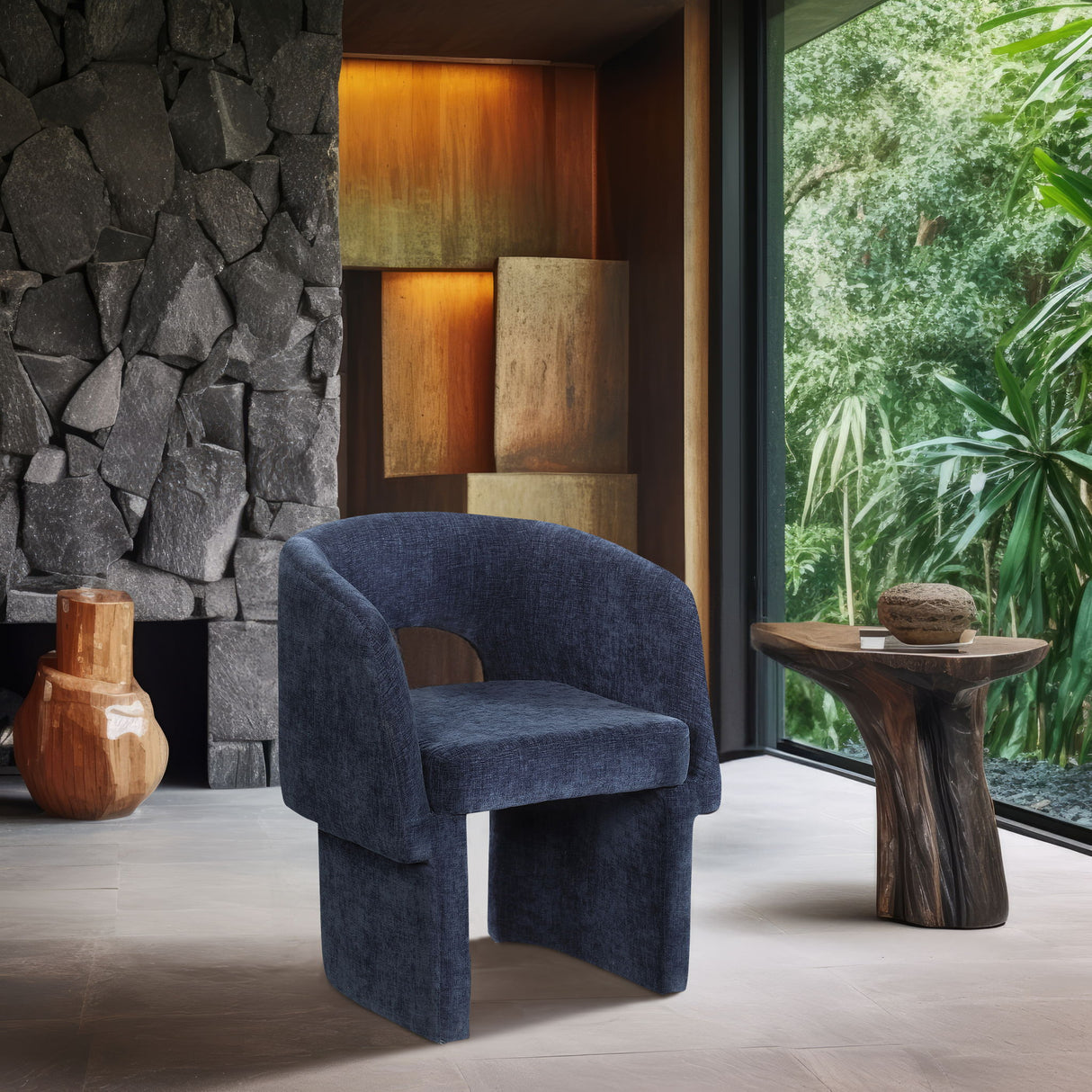 Emmet - Chenille Dining Chair / Accent Chair