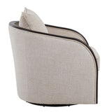 Gemma - Upholstered Contemporary Swivel Accent Chair