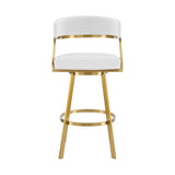 Saturn - Swivel Stool - Gold Legs