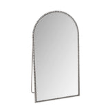 Arch Retro Full Length Mirror With Supporting Feet - Silver