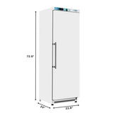 12 Cu. ft. Commercial Reach-in Refrigerator in White with Manual Defrost (KM-RMD12WH)