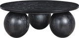 Fitch - Wood Oak Veneer Coffee Table - 3 Legs