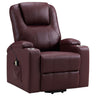 Macklin - Power Lift Massage Recliner With Heat And Dual Cupholders